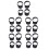 20 Pcs Ethereal Drum Finger Cots Practicing Protectors 9