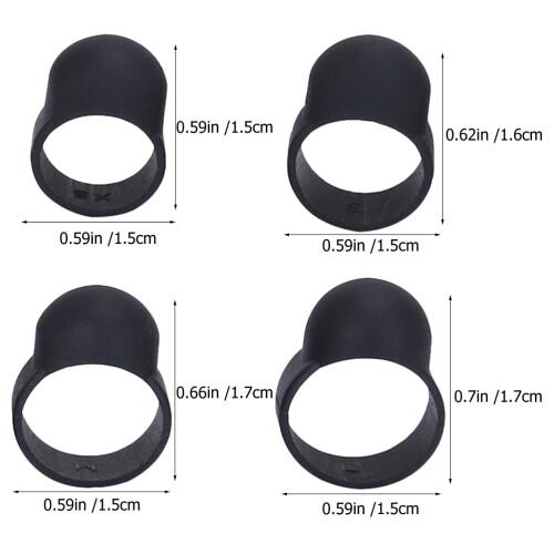 20 Pcs Ethereal Drum Finger Cots Practicing Protectors 1