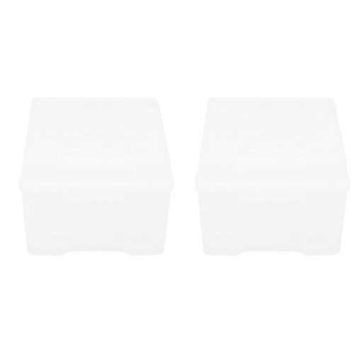 2 Sets Picture Storage Boxes For Organizing Photos 1