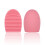 3Pcs Silicone Makeup Brush Cleaning Egg Washing Tool Pink 2