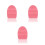 3Pcs Silicone Makeup Brush Cleaning Egg Washing Tool Pink 8