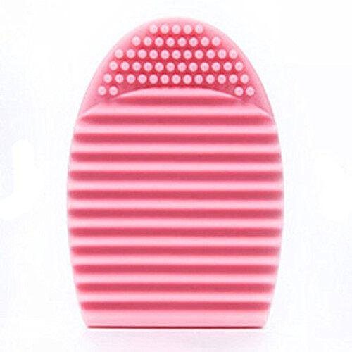 3Pcs Silicone Makeup Brush Cleaning Egg Washing Tool Pink 2
