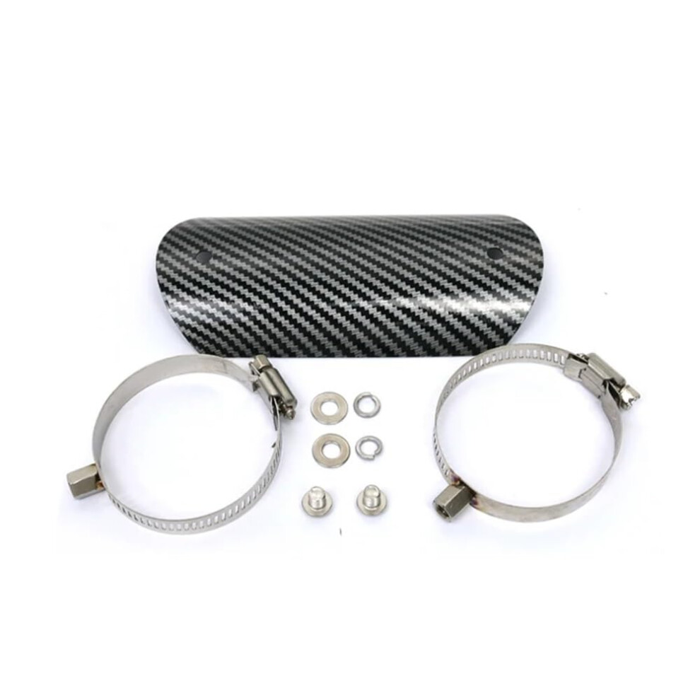 Muffler Heat Shield Motorcycle Protector, Anti-Burn Exhaust Shield, Thermal Protection, Color-A 9393856171743