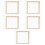 5Pcs Paper Making Screen Frame Loop Mold 9