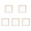 5Pcs Paper Making Screen Frame Loop Mold 4