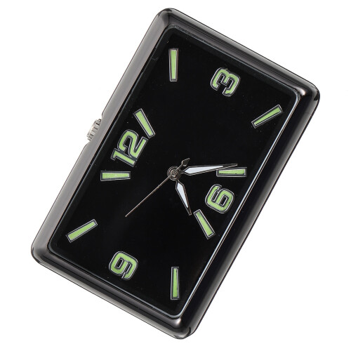 4Pcs Car Dashboard Tiny Adhesive Square Clock Decor