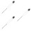 3Pcs Lactometer Hydrometer For Milk Glass Kitchen Supply 9