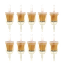 24 Pcs Motorcycle Off-Road Fuel Filter Atv Gasoline Oil Cup Orange