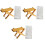 3Pcs Foldable Wooden Guitar Stool With Storage Bag 5