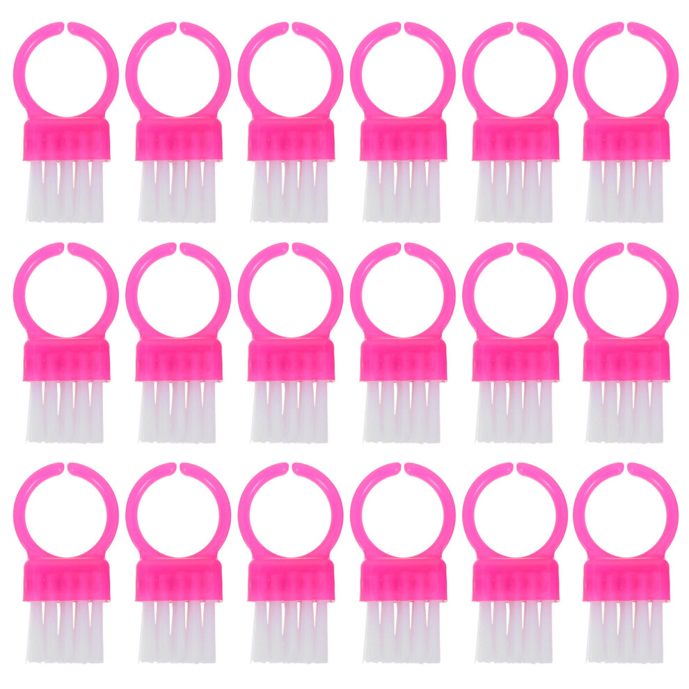 500 Pcs Plastic Nail Cleaning Brush Set Heavy Duty Portable Pink-image-OPC-PKWNG5T-NEW