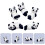 15Pcs Home Use Ceramic Panda Chopsticks Support Flatware Organizer 10