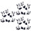 15Pcs Home Use Ceramic Panda Chopsticks Support Flatware Organizer 6