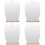 4Pcs Wooden Base Desktop Acrylic Irregular Makeup Mirror 7