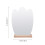 4Pcs Wooden Base Desktop Acrylic Irregular Makeup Mirror 11