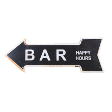 3Pcs Creative Retro Iron Exit Sign For Supermarket Hotel Bar