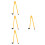 4Pcs Adjustable Large Compass for School Teaching Drawing Tool 4