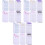 216Pcs 6-Rings Budget Sheets Ink-Resistant Expense Tracker Paper 5