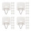100 Pcs Adhesive Plate Hangers For Wall Display Art Decor 5