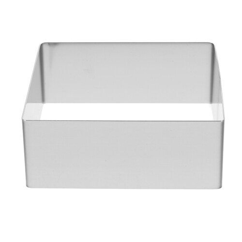 4Pcs Square Mousse Mold Stainless Steel Cake Ring 7 Inch 1