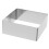 4Pcs Square Mousse Mold Stainless Steel Cake Ring 7 Inch 3