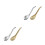 4 Pcs Stainless Steel Kitchen Strainer Spoons Colander Scoops 10