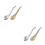 4 Pcs Stainless Steel Kitchen Strainer Spoons Colander Scoops 9
