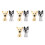 8 Pcs Bobblehead Dog Model For Car Dashboard Decoration 7
