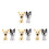 8 Pcs Bobblehead Dog Model For Car Dashboard Decoration 9