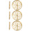 3 Pcs Copper Incense Press Mold Tool for Cone Making 8