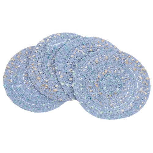 12 Pcs Woven Round Cup Coasters For Home 1