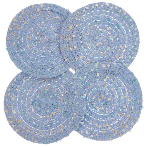 12 Pcs Woven Round Cup Coasters For Home 2