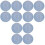 12 Pcs Woven Round Cup Coasters For Home 5