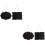 4 Pcs Double-Sided Wooden Blackboard Pendant With Jute String 6