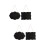 4 Pcs Double-Sided Wooden Blackboard Pendant With Jute String 7