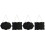 4 Pcs Double-Sided Wooden Blackboard Pendant With Jute String 2