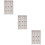 3 Pcs Nordic Wall Hanging Key Box Storage For Home Entryway 9