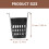 20Pièces Pots Cultures Hydroponiques Design Creux Noir 11