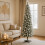 Artificial 6ft Snowy Christmas Tree, Slim Pencil Tree Realistic Snow Look 4