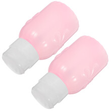 4 Pcs 250ml Refillable Nail Polish Remover Pump Bottles