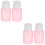 4 Pcs 250ml Refillable Nail Polish Remover Pump Bottles 8