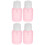 4 Pcs 250ml Refillable Nail Polish Remover Pump Bottles 7