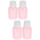 4 Pcs 250ml Refillable Nail Polish Remover Pump Bottles 9