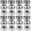 8 Pcs Adjustable Stainless Steel Round Handrail Extension Connector 7