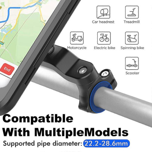 (HL-69) Phone Holder Motorcycle Cell Phone Holder Touch-screen 6.5 Inch Adjustable 2