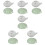 12 Pcs Portable Water Droppers Ceramic Ink Containers For Calligraphy 10
