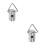 2Pcs Banjo Strap Hook Metal Fastener Locking System 8