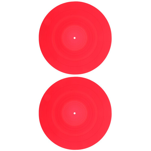 6 Pcs Silicone Turntable Platter Mats Replacement For Record Player