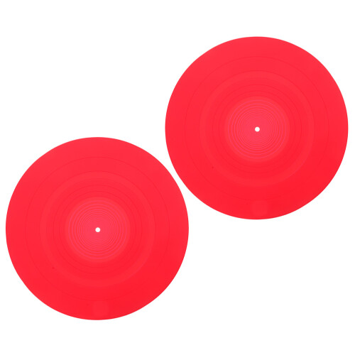 6 Pcs Silicone Turntable Platter Mats Replacement For Record Player 2