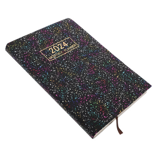 4Pcs Academic Planner With Sparkling Cover Portable Organizer 2