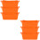 6 Pcs Silicone Camping Grease Catcher Liners Outdoor Use 8